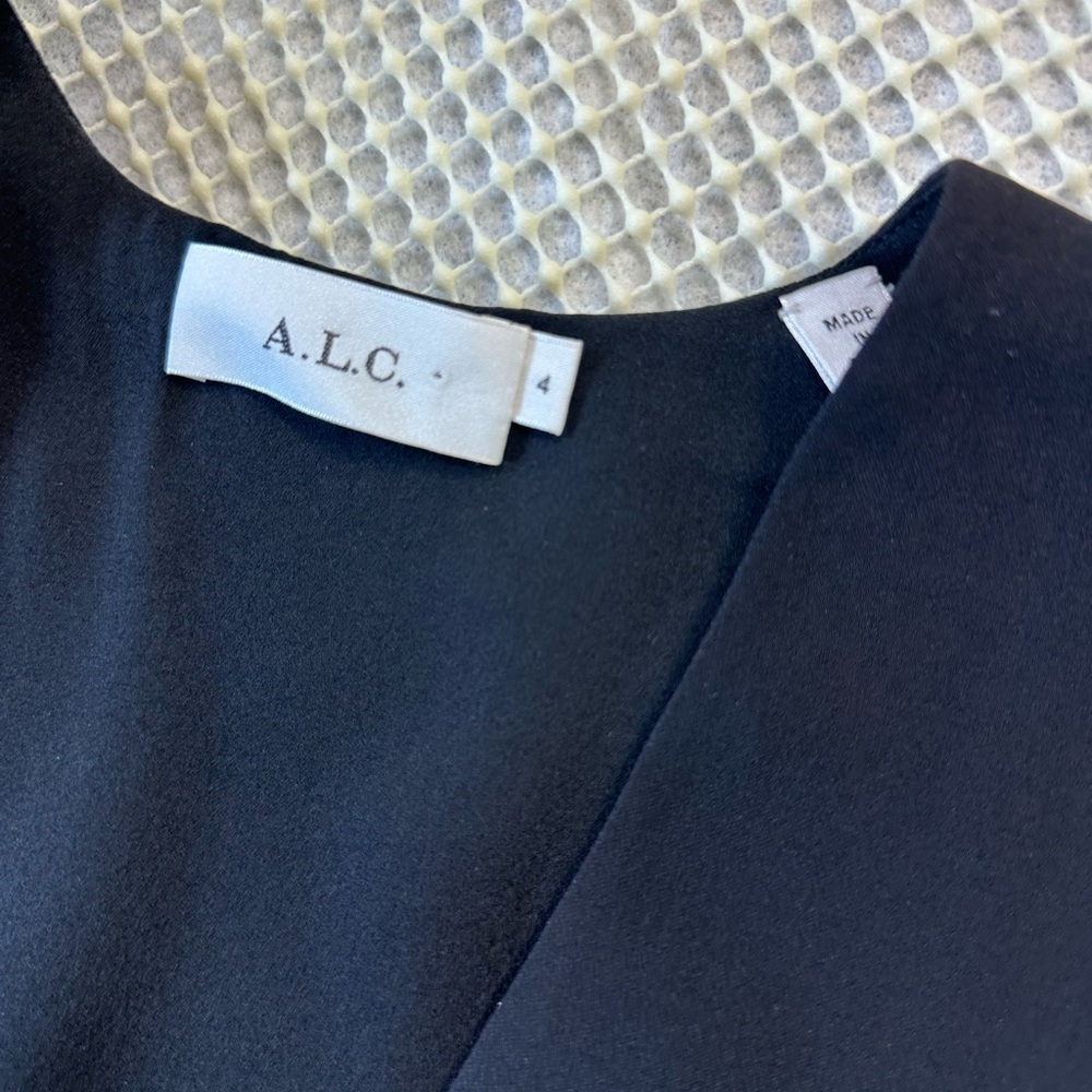 A.L.C. Elliott Dip Dye Silk Dress Size 4 - Picture 7 of 8